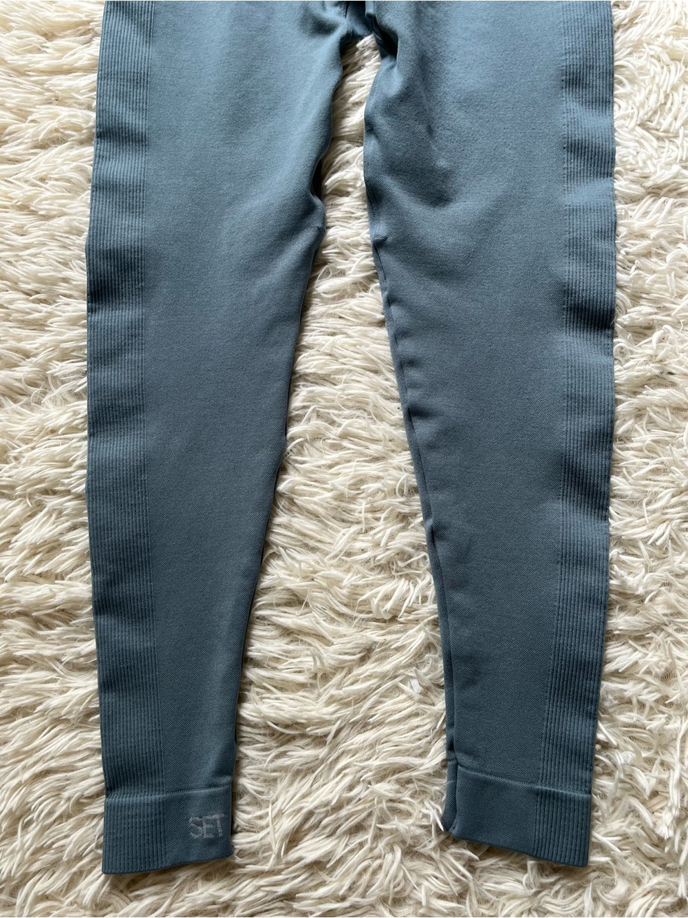 Set Active Leggings Blue Size Medium - Picture 6 of 9